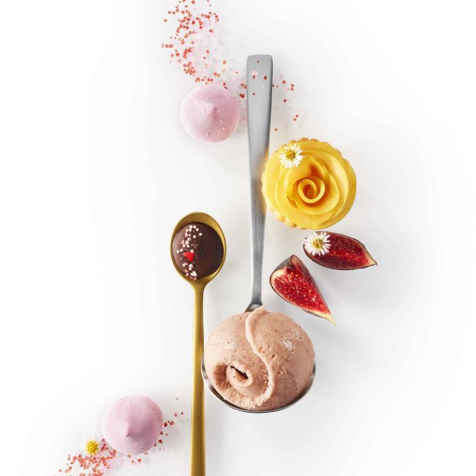 glace figue et tartelette photo film stylisme culinaire recette food style rhone lyon