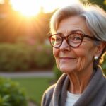 Coiffures élégantes et flatteuses pour femmes de 70 ans avec lunettes