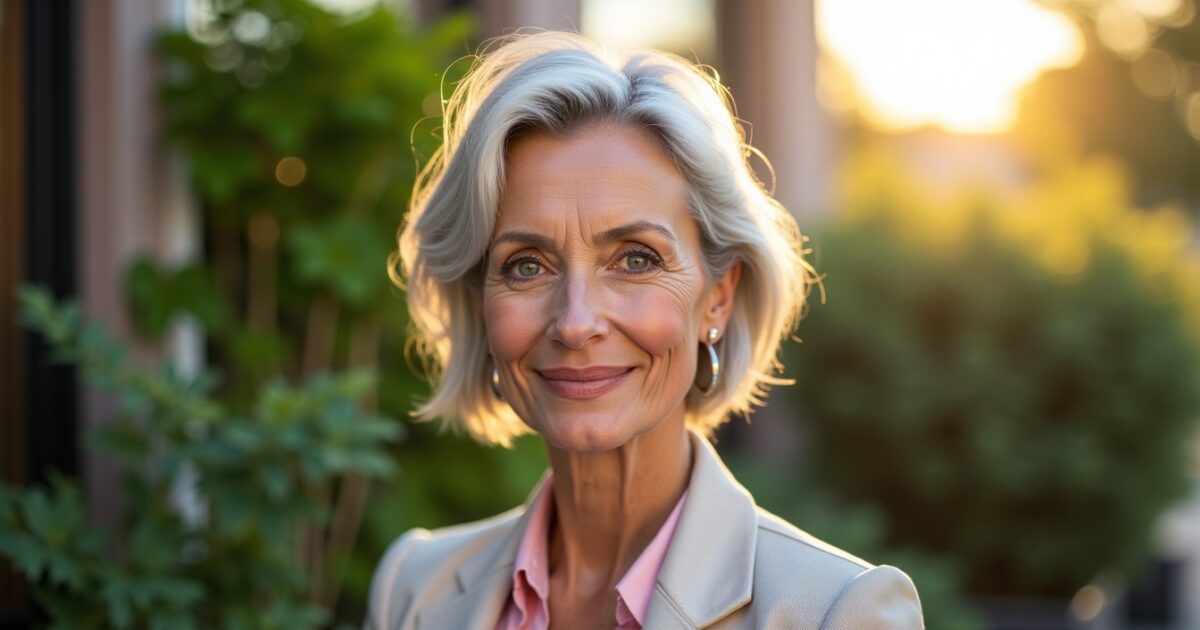 Visage ovale après 60 ans : Les coupes incontournables pour un look moderne et élégant