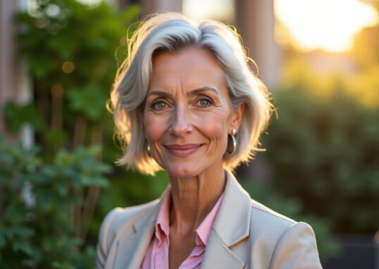 Visage ovale après 60 ans : Les coupes incontournables pour un look moderne et élégant