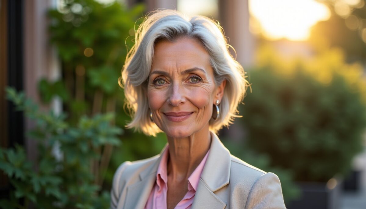 Visage ovale après 60 ans : Les coupes incontournables pour un look moderne et élégant