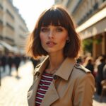 Le Carré à Frange Effilée : L’Essence du Chic Parisien qui Séduit Toutes les Tendances